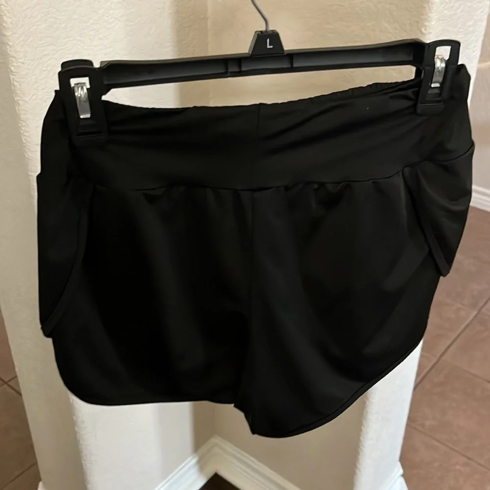 Shein black athletic running & workout shorts Size S